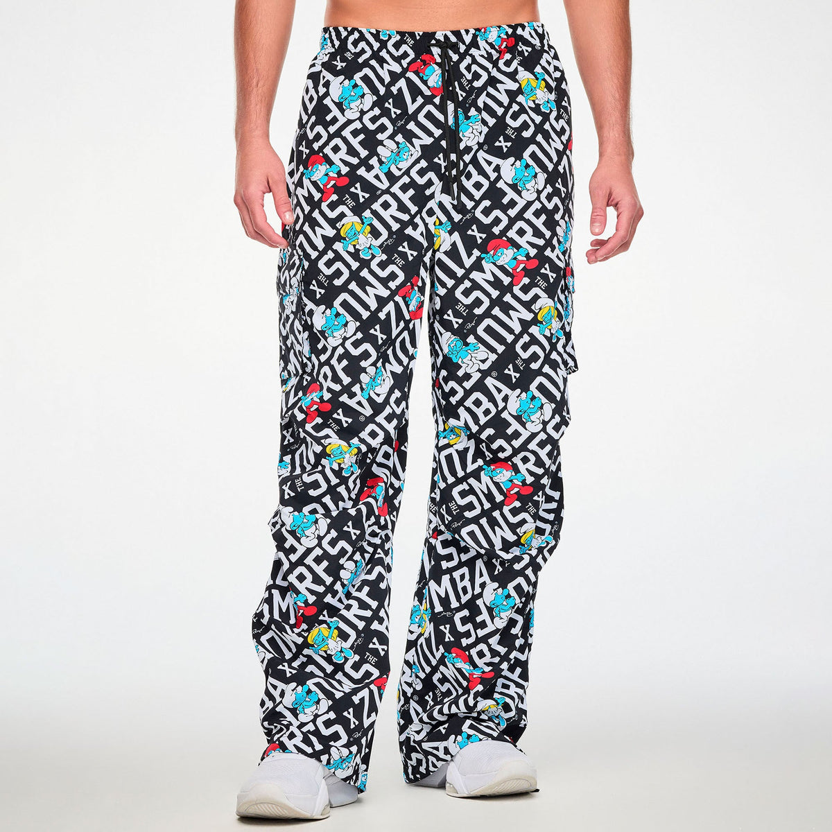 Zumba X The Smurfs Woven Oversized Cargo Pants