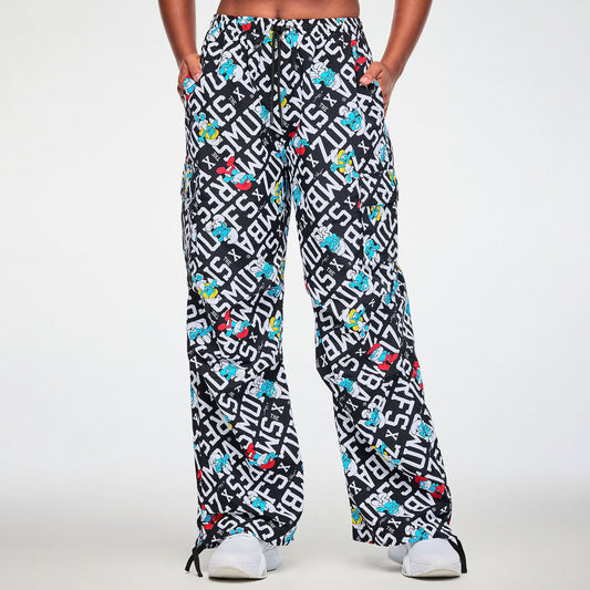 Zumba X The Smurfs Woven Oversized Cargo Pants