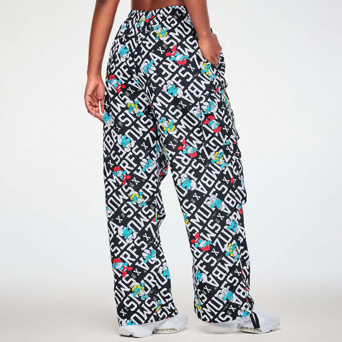 Zumba X The Smurfs Woven Oversized Cargo Pants