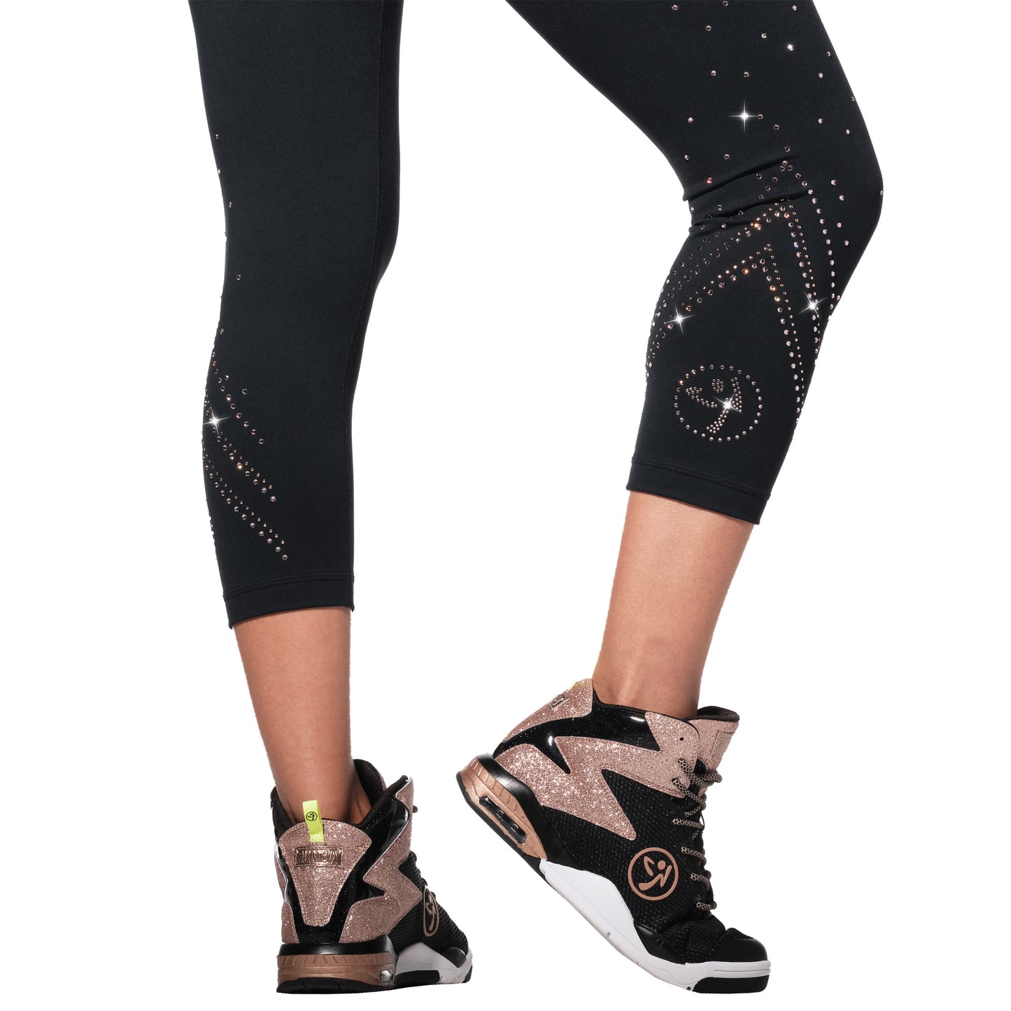 Zumba Shine Crop Leggings With Swarovski Crystals