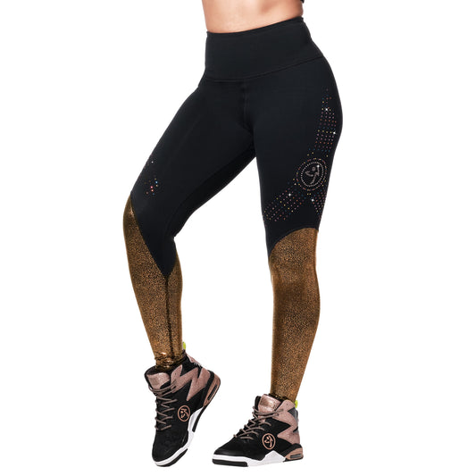 Zumba Shine Ankle Leggings With Swarovski Crystals