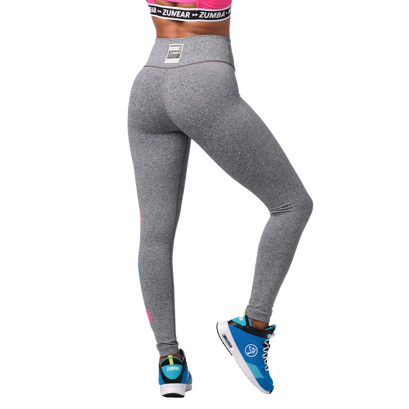 Zumba Happy High Waisted Ankle Leggings