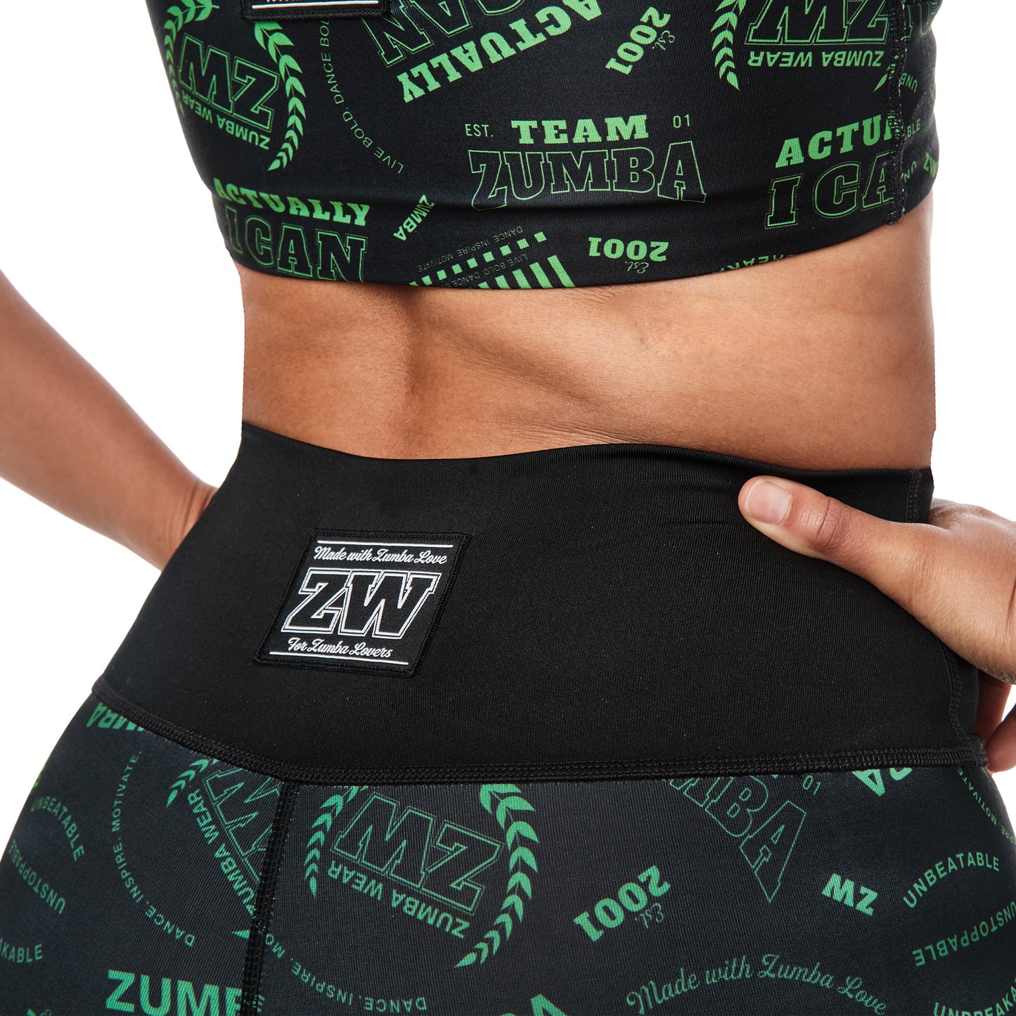 Team Zumba High Waisted Long Leggings