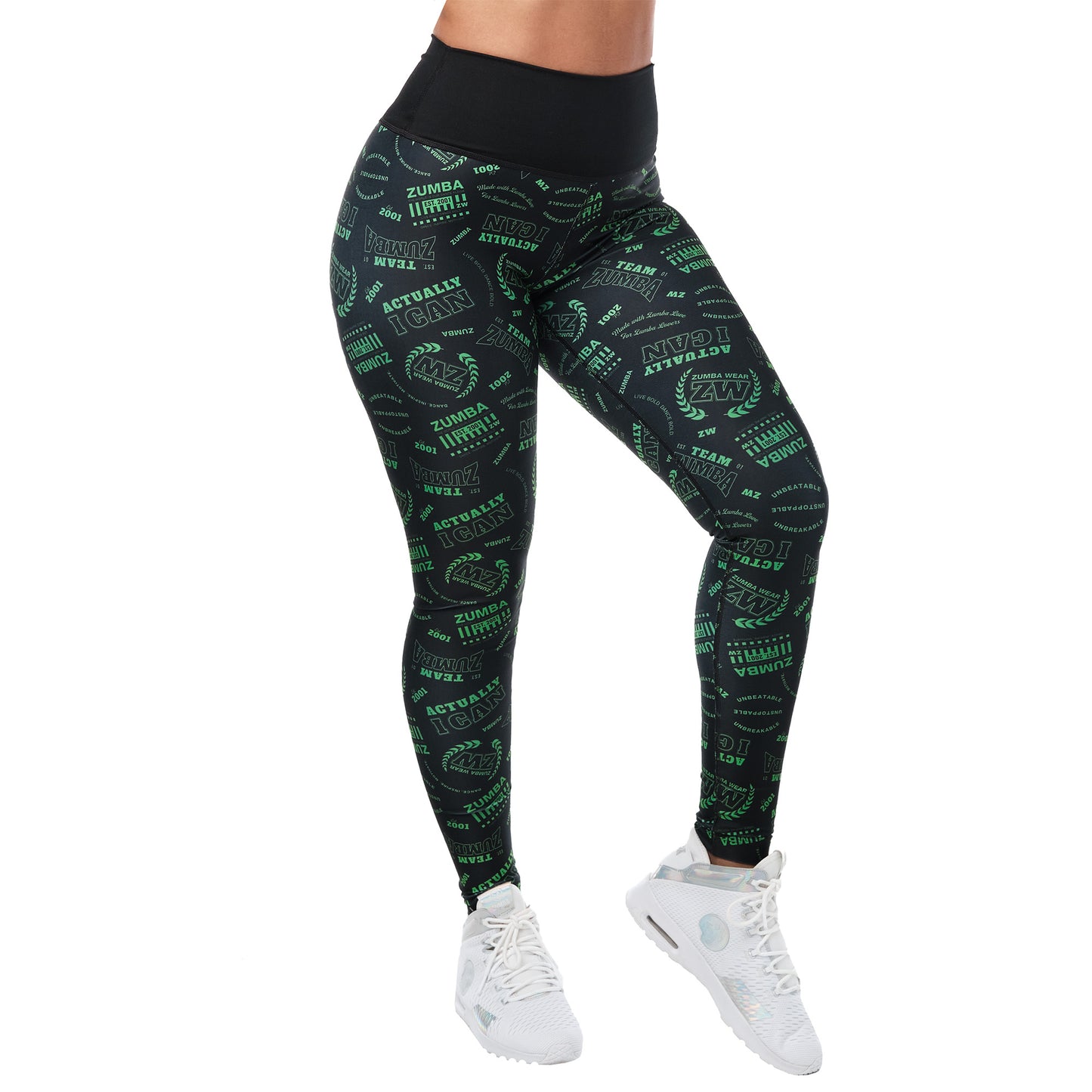 Team Zumba High Waisted Long Leggings