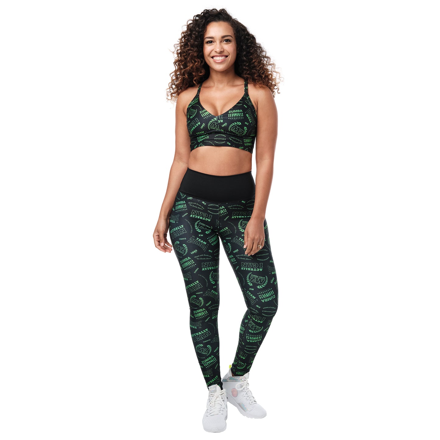 Team Zumba High Waisted Long Leggings