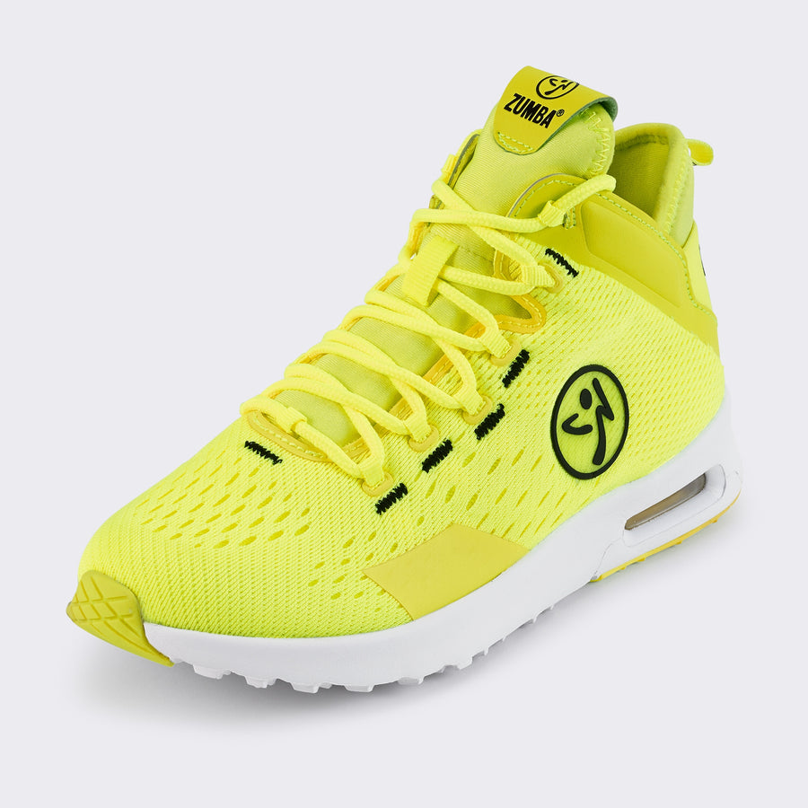 Zumba Fitness Neon Yellow Men’s Athletic Shoes Zumba Air Classic High - Yellow – Zumba Wear | STRONG iD main image 3
