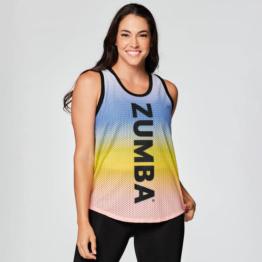 Zumba Move Mesh Tank