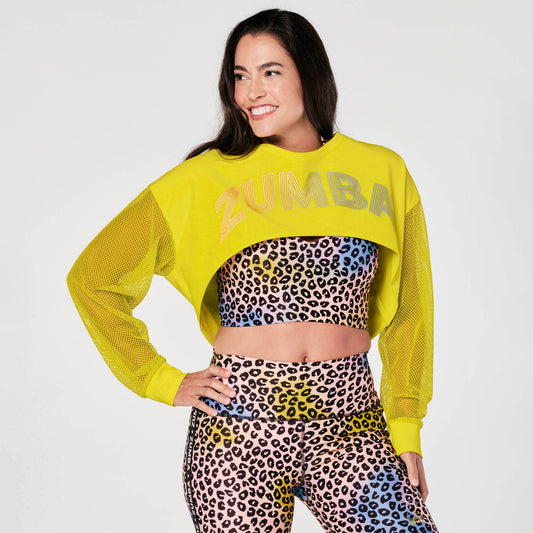 Glow With The Flow Long Sleeve Crop Top