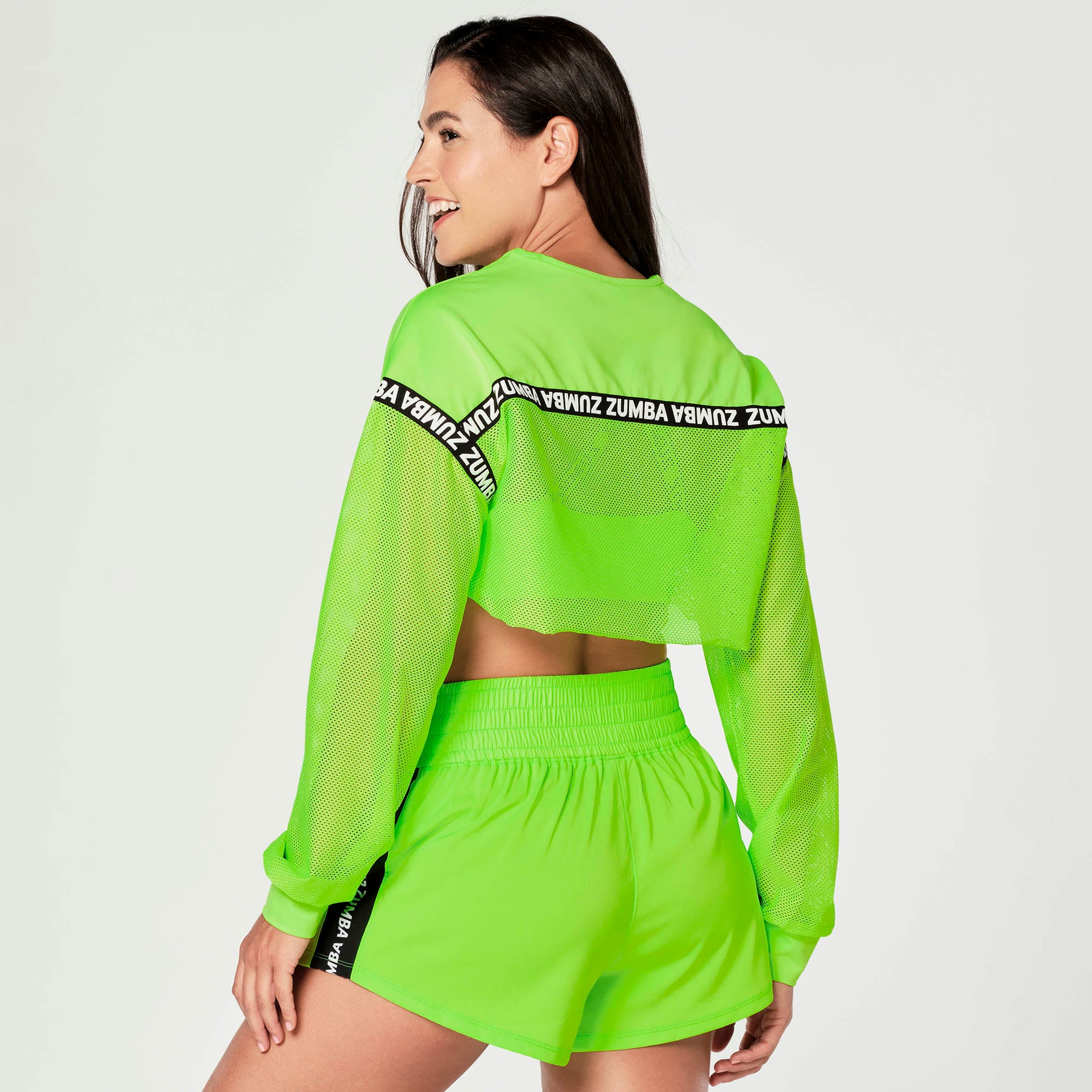 Creatives Unite Long Sleeve Mesh Top – zumbawearth.com
