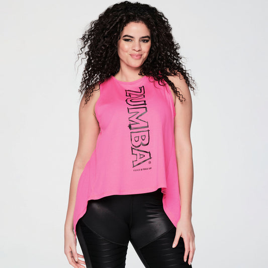 Zumba Too Cool Open Back Tank