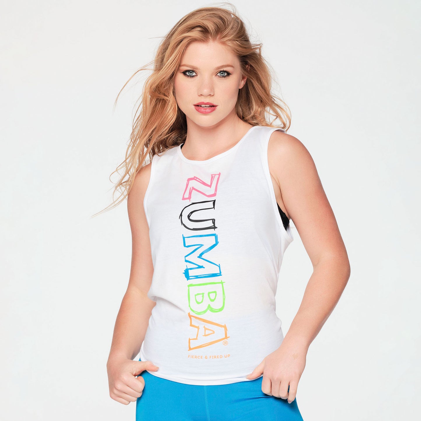 Zumba Too Cool Open Back Tank