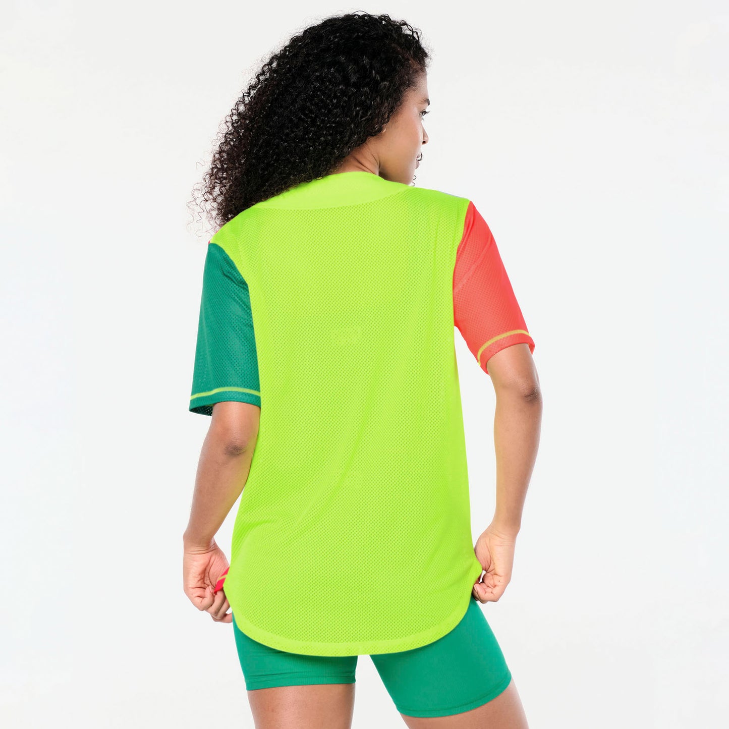 Zumba Prep Unisex Baseball Button Up Jersey