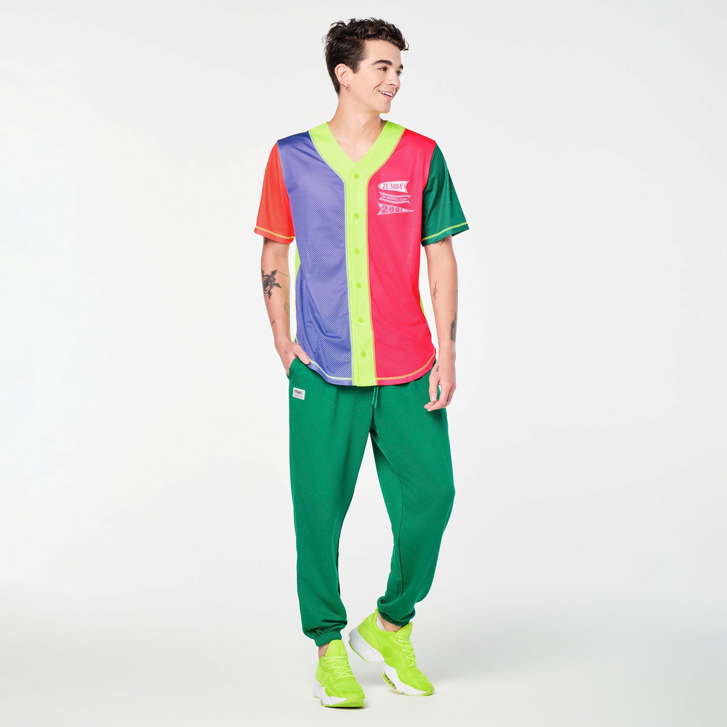 Zumba Prep Unisex Baseball Button Up Jersey