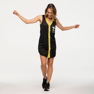 Zumba X Peanuts Sleeveless Baseball Jersey Dress – zumbawearth.com