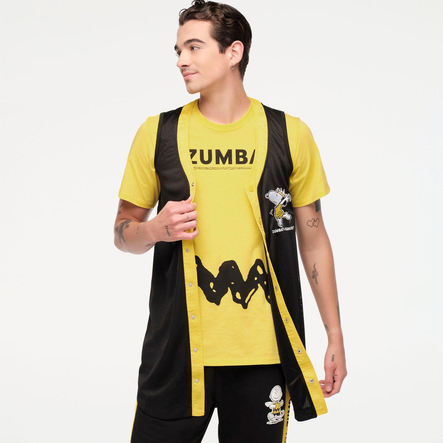 Zumba X Peanuts Sleeveless Baseball Jersey Dress