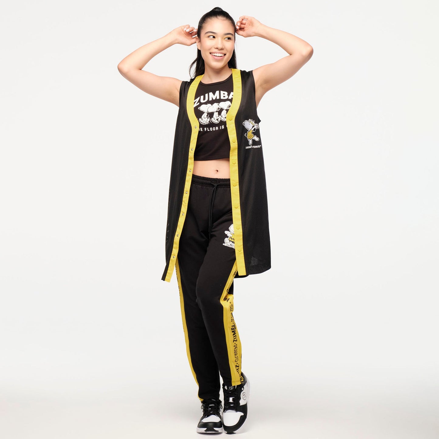 Zumba X Peanuts Sleeveless Baseball Jersey Dress