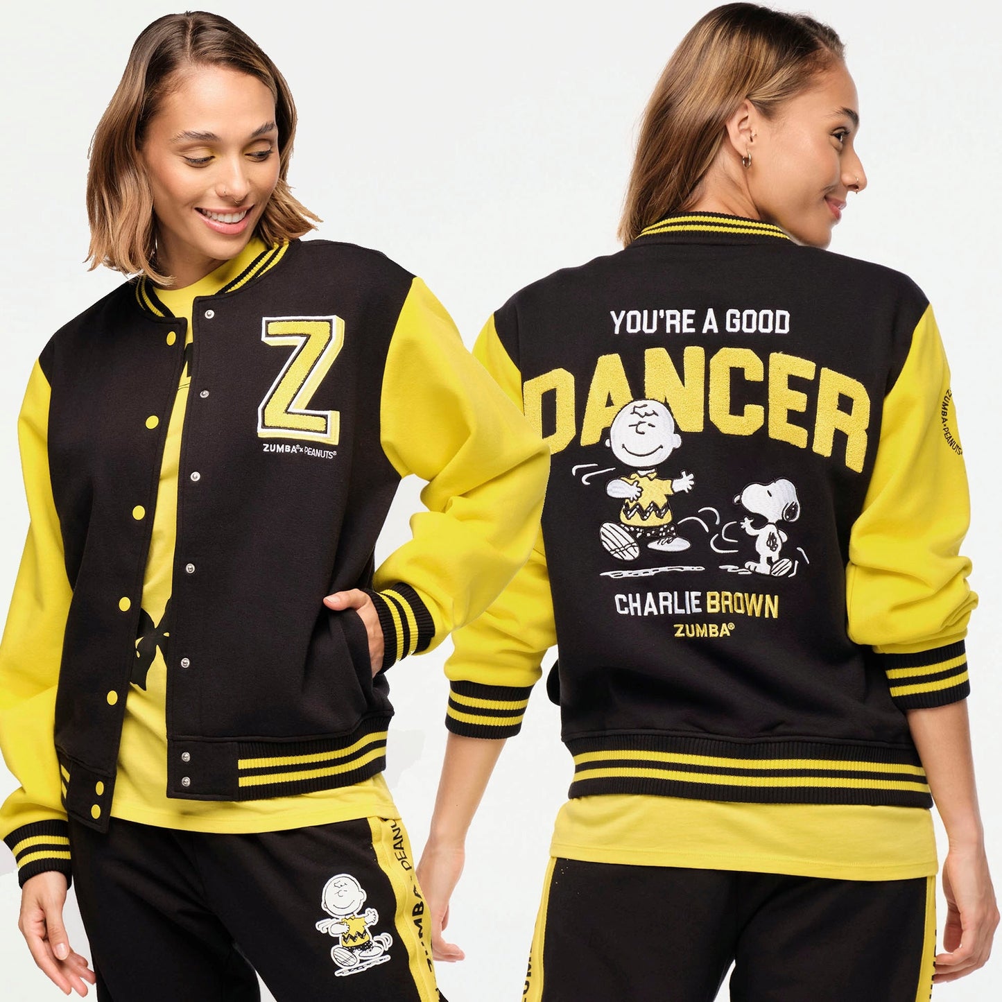 Zumba X Peanuts Varsity Jacket