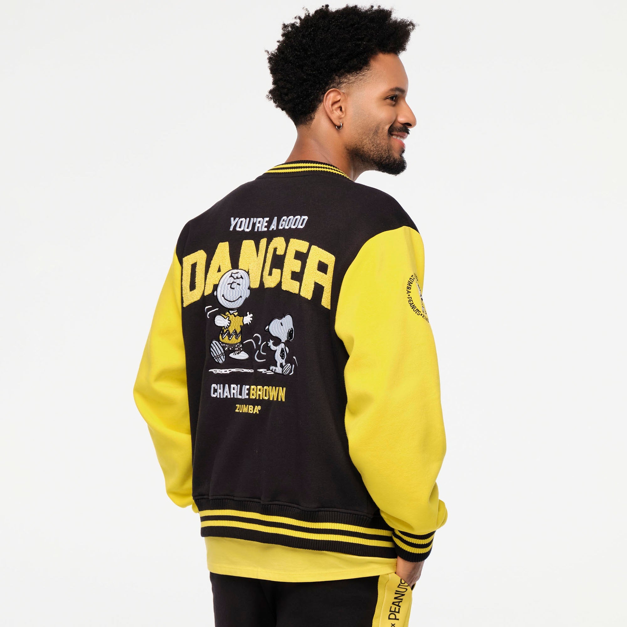 Zumba X Peanuts Varsity Jacket – zumbawearth.com