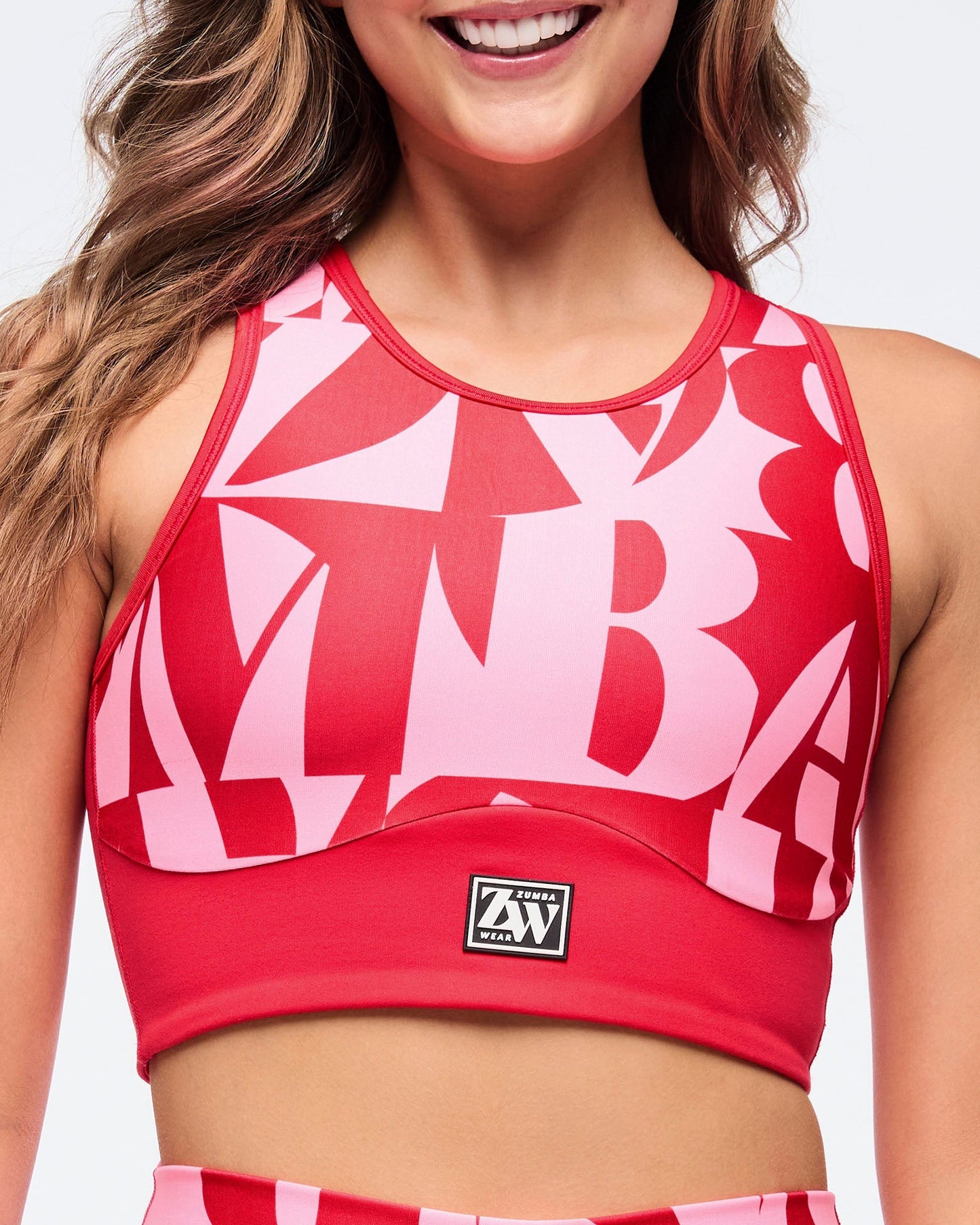 Zumba Haus High Neck Longline Bra