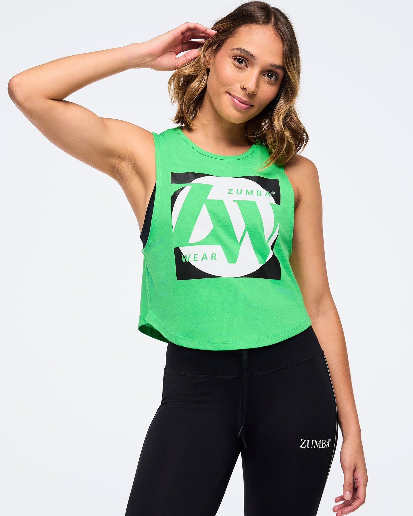 Zumba Haus Crop Muscle Tank