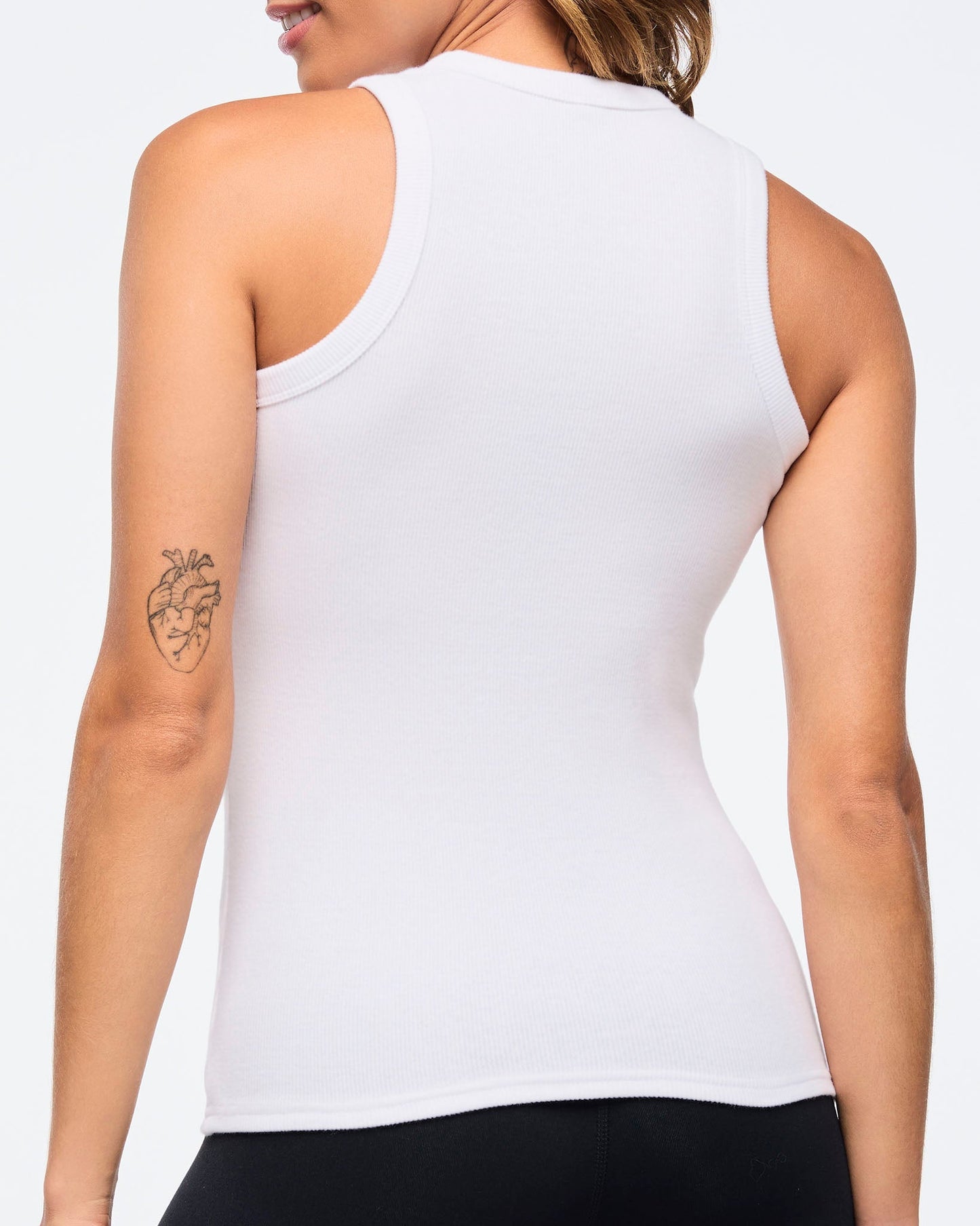 Zumba Haus High Neck Ribbed Tank