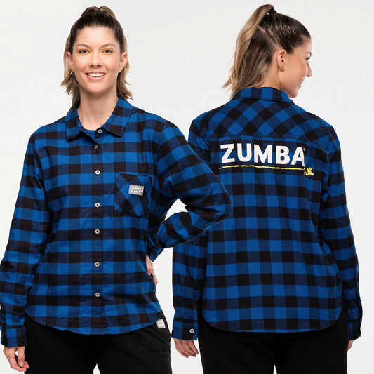 Zumba X Peanuts Long Sleeve Button Down