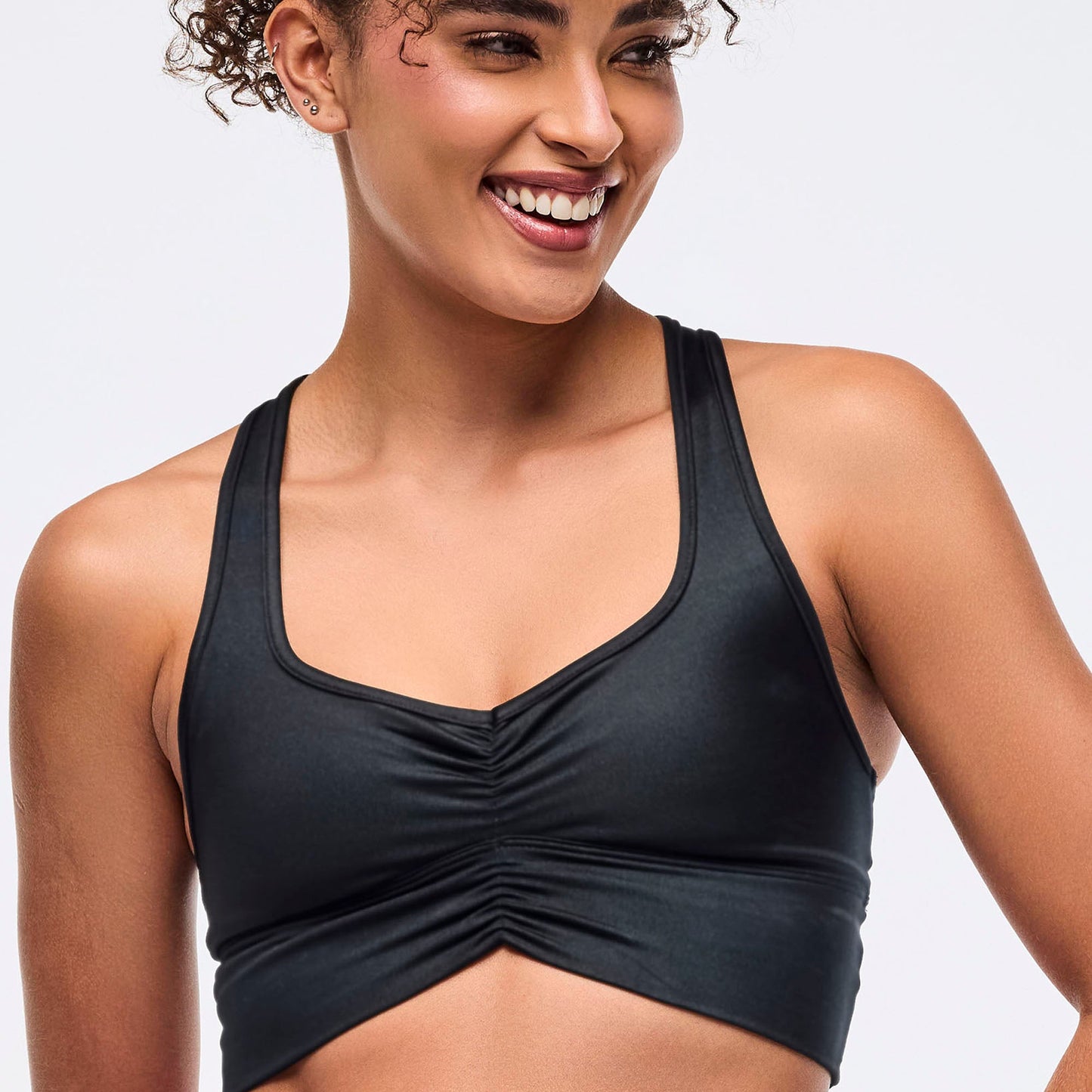 Zumba Libre Longline Ruched Bra