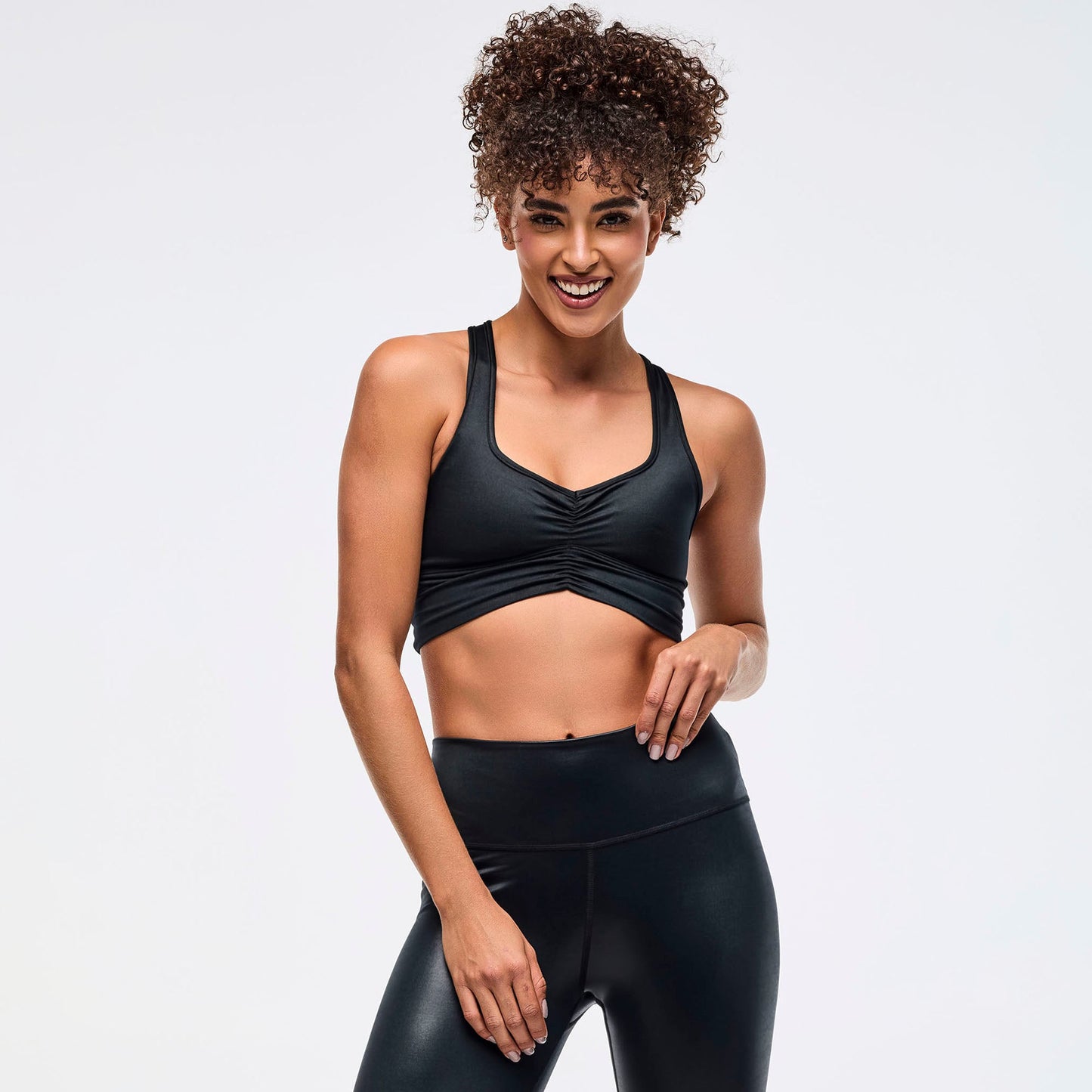 Zumba Libre Longline Ruched Bra
