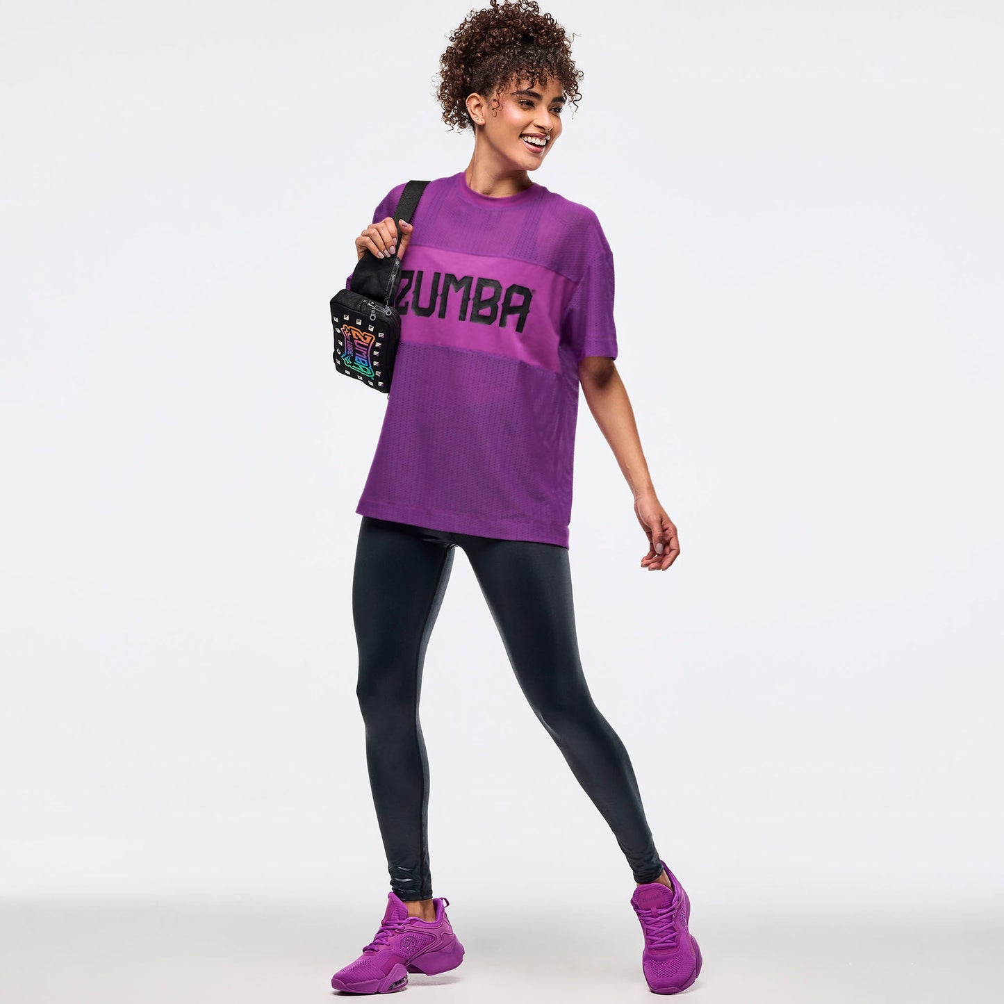 Zumba Libre Boxy Mesh Top
