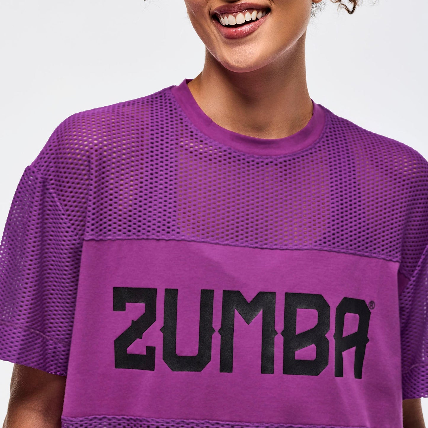 Zumba Libre Boxy Mesh Top