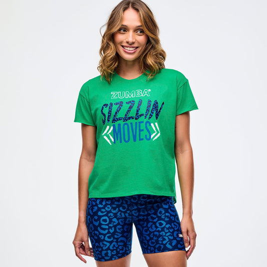 Sizzlin' High Low Crew Neck Top