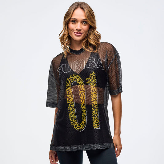 Sizzlin' Oversized Mesh Top