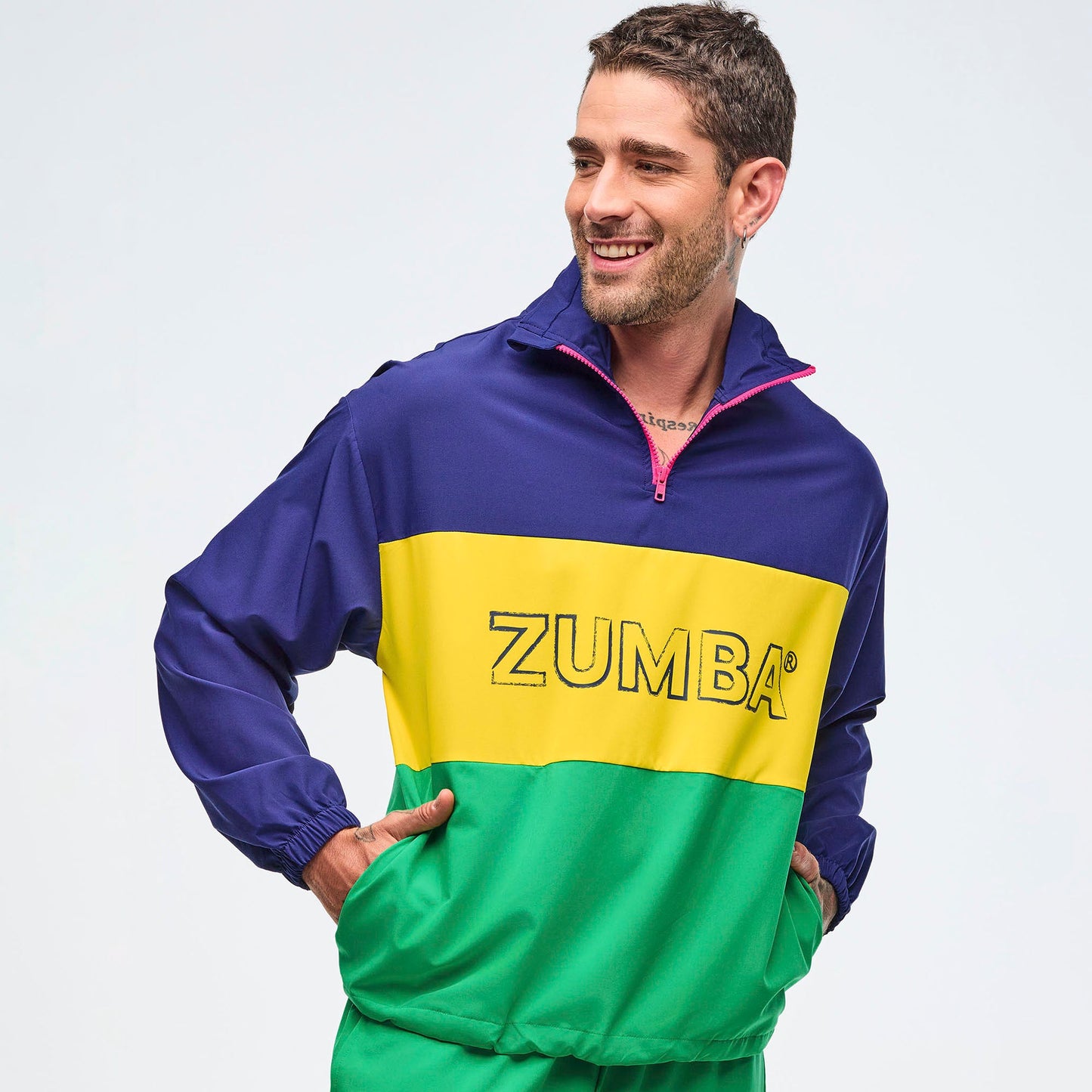 Sizzlin' Half-Zip Oversized Pullover Jacket