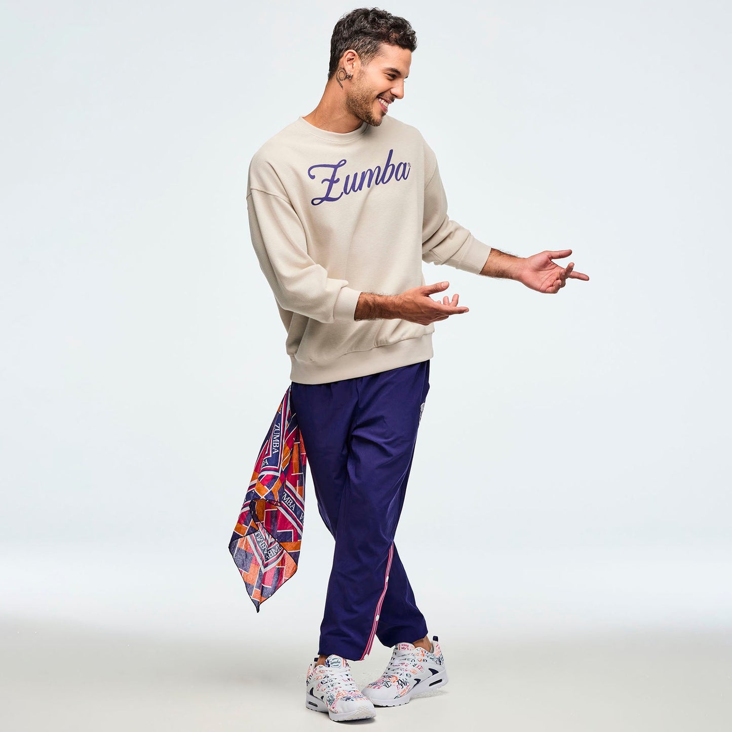 Class of 2001 Oversized Pullover Waffle Sweatshirt