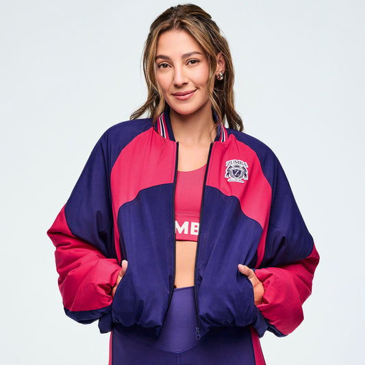 Class of 2001 Color Blocked Puffer Jacket
