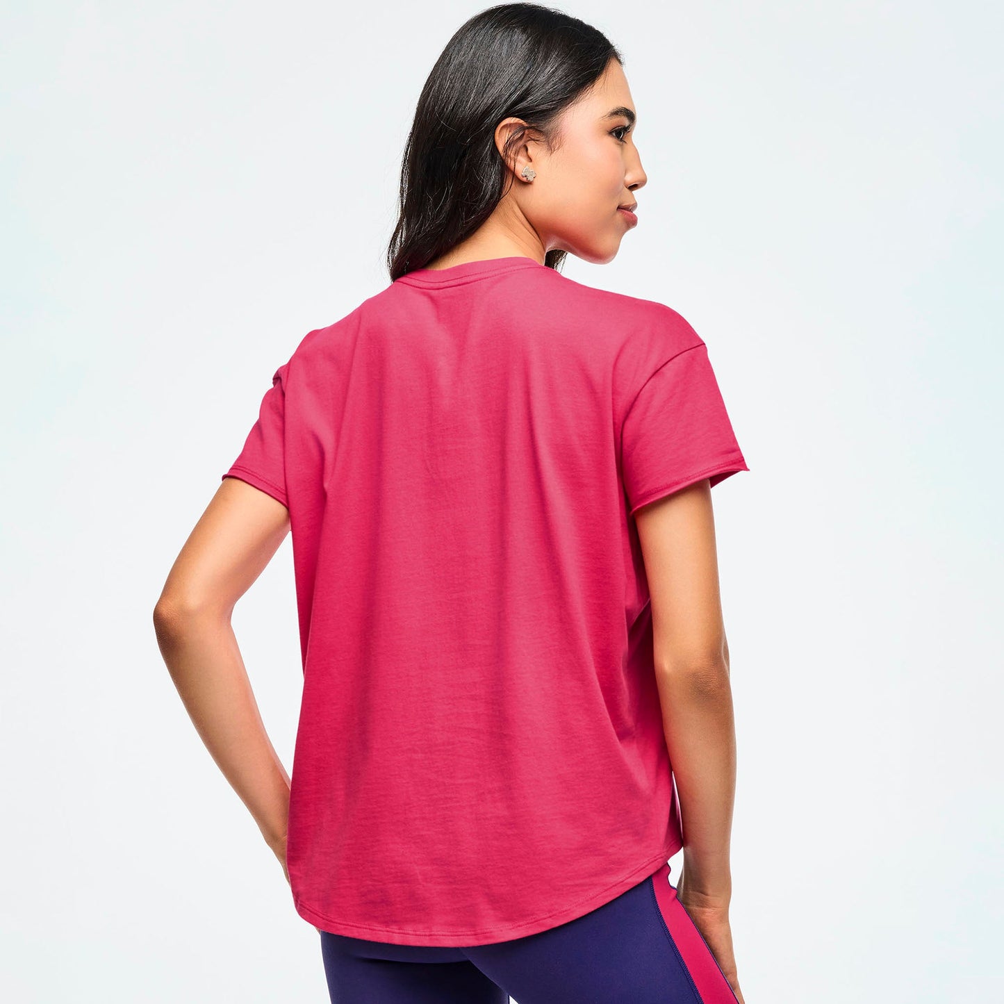 Class of 2001 High Low Crew Neck Top