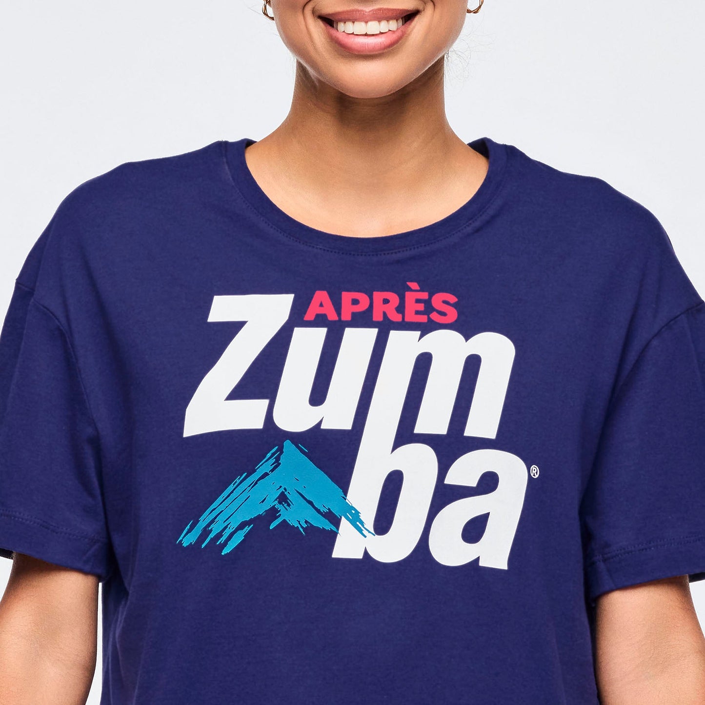 Apres Zumba Crew Neck Crop Top