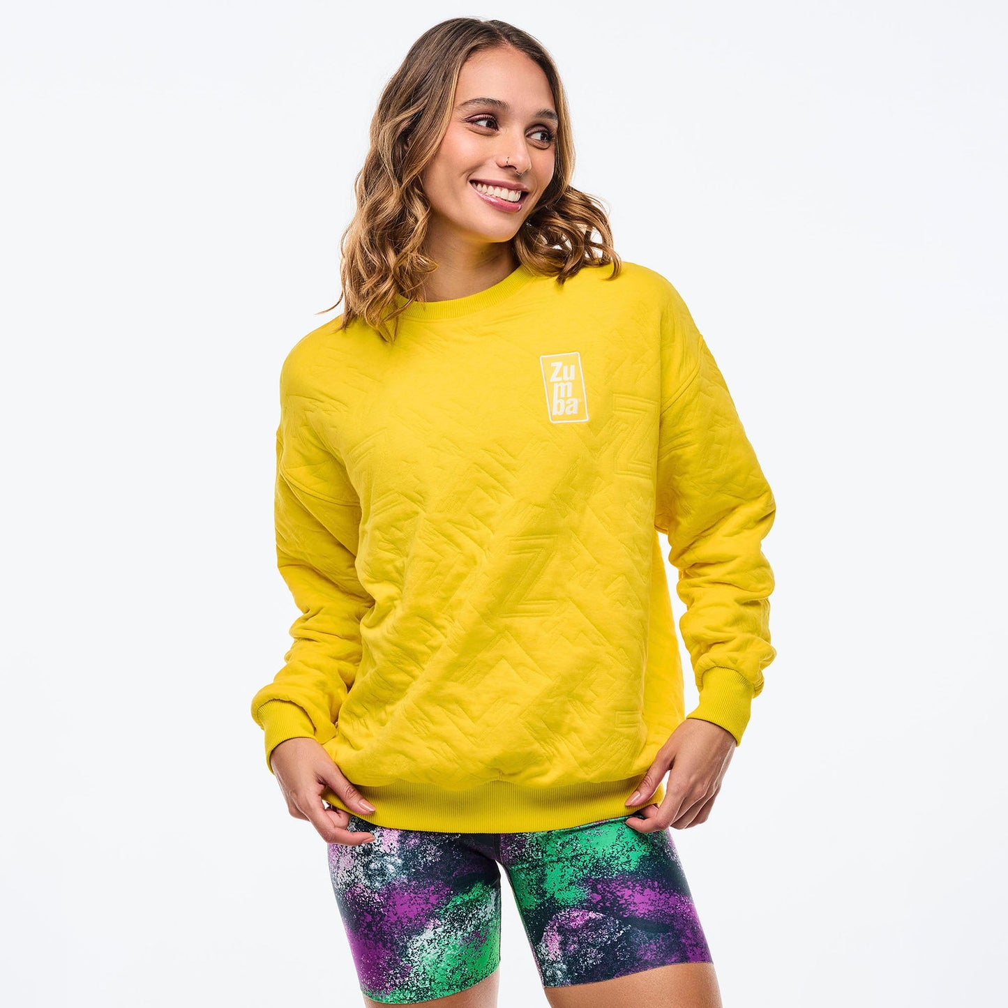 Apres Zumba Oversized Pullover Sweatshirt