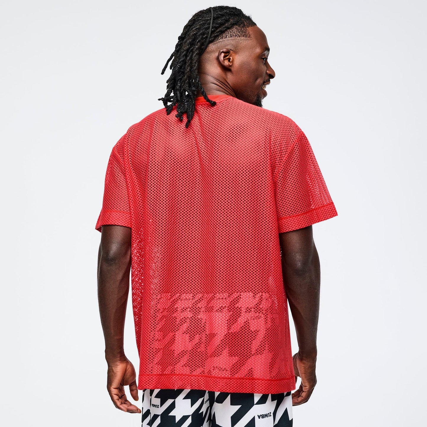 Zumba Amour Boxy Mesh Top