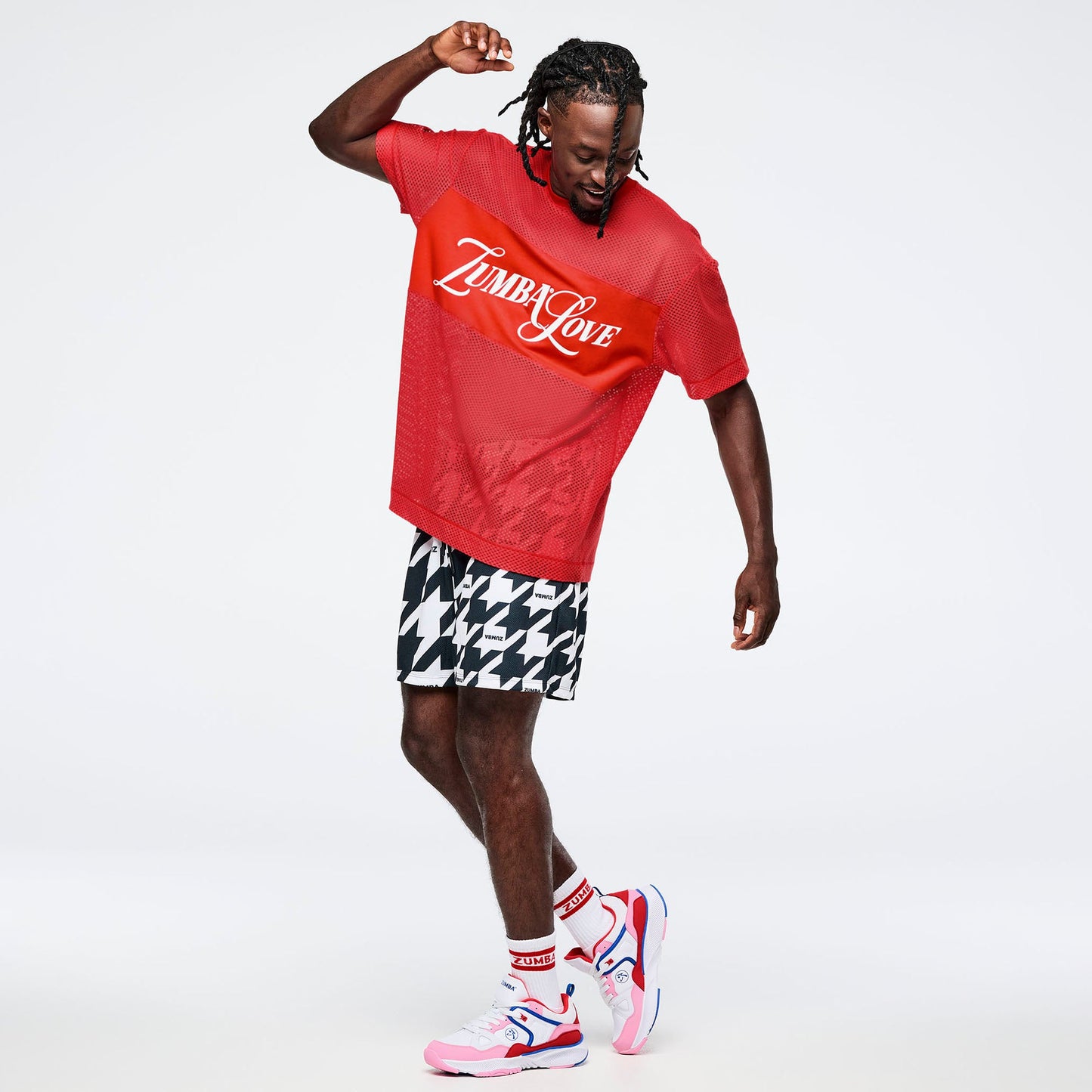 Zumba Amour Boxy Mesh Top