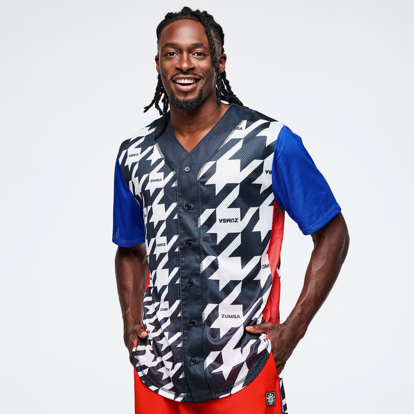 Zumba Amour Baseball Button-Up Jersey