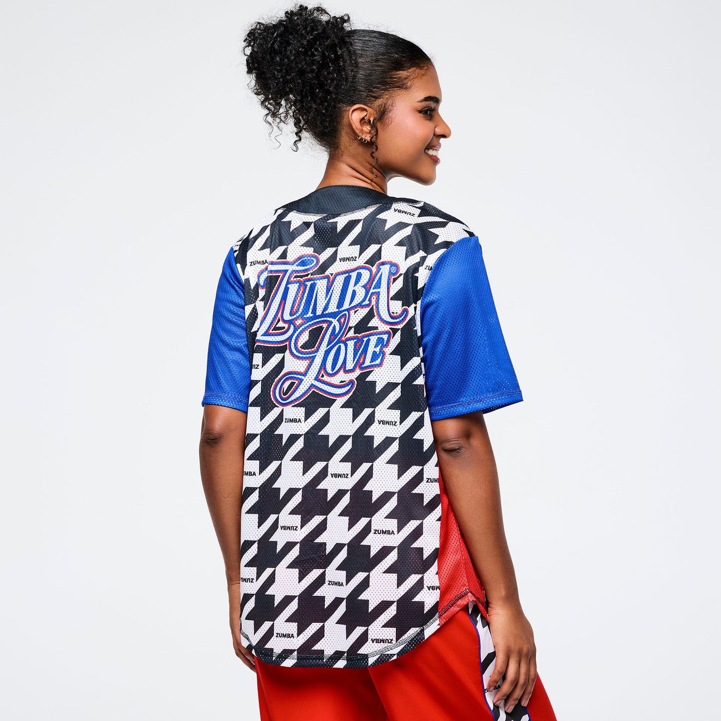 Zumba Amour Baseball Button-Up Jersey