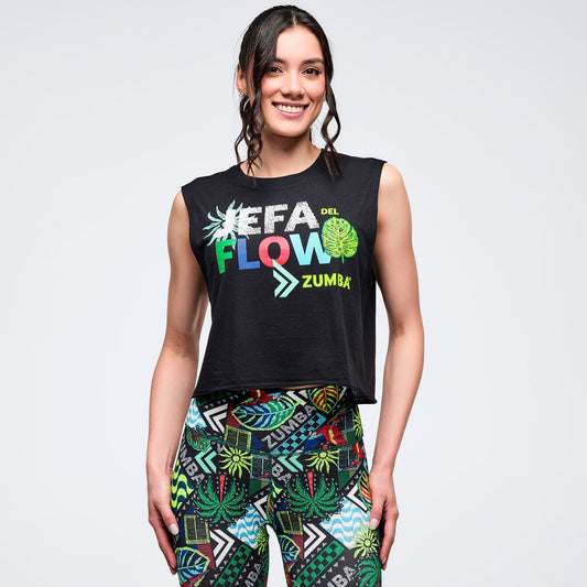 Latin Movement Muscle Crop Tank Z1T001092