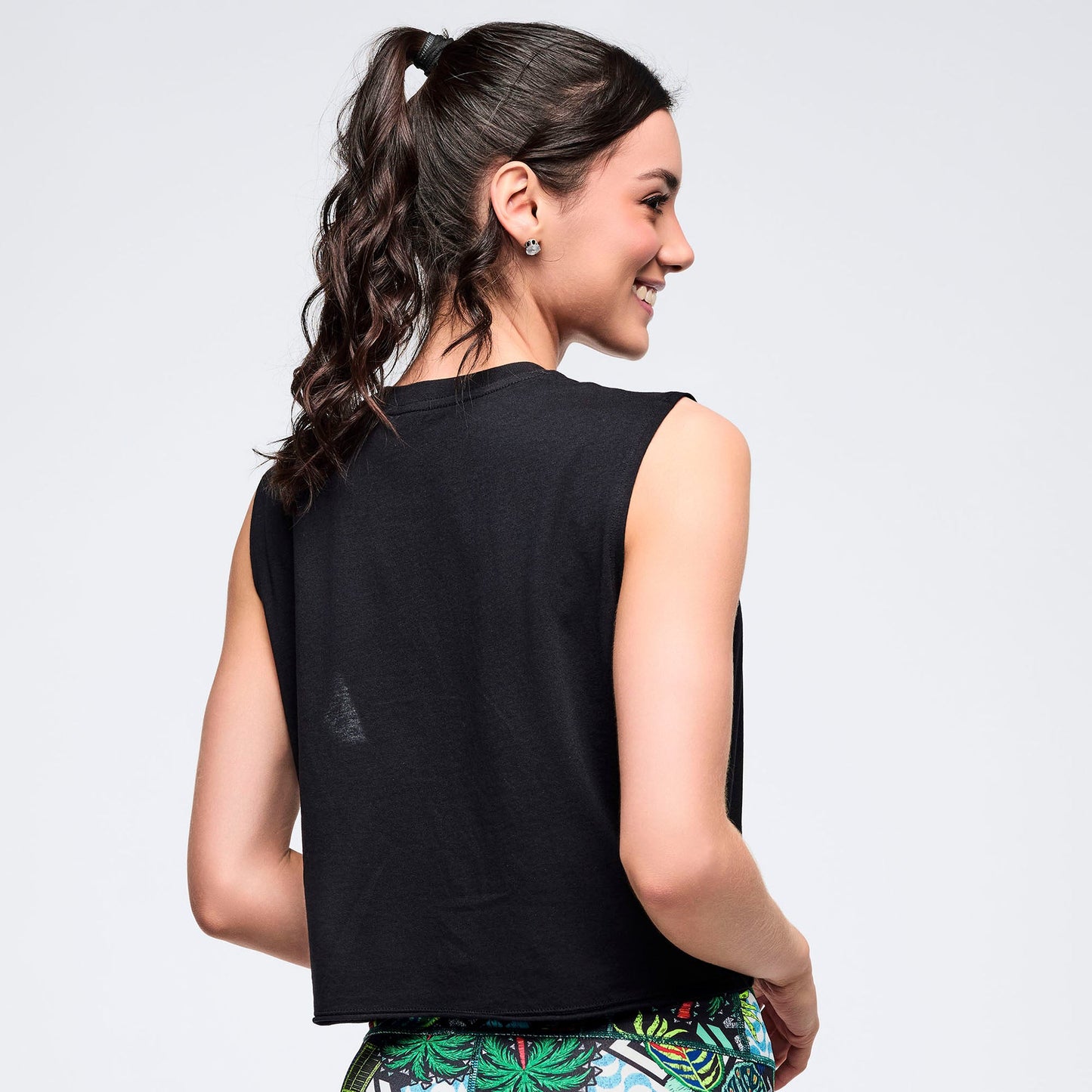 Latin Movement Muscle Crop Tank Z1T001092