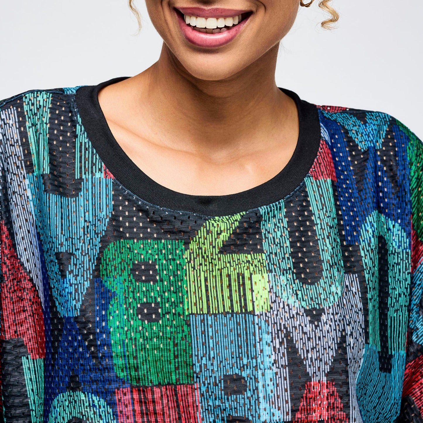 Latin Movement Boxy Dolman Crop Top Z1T001098