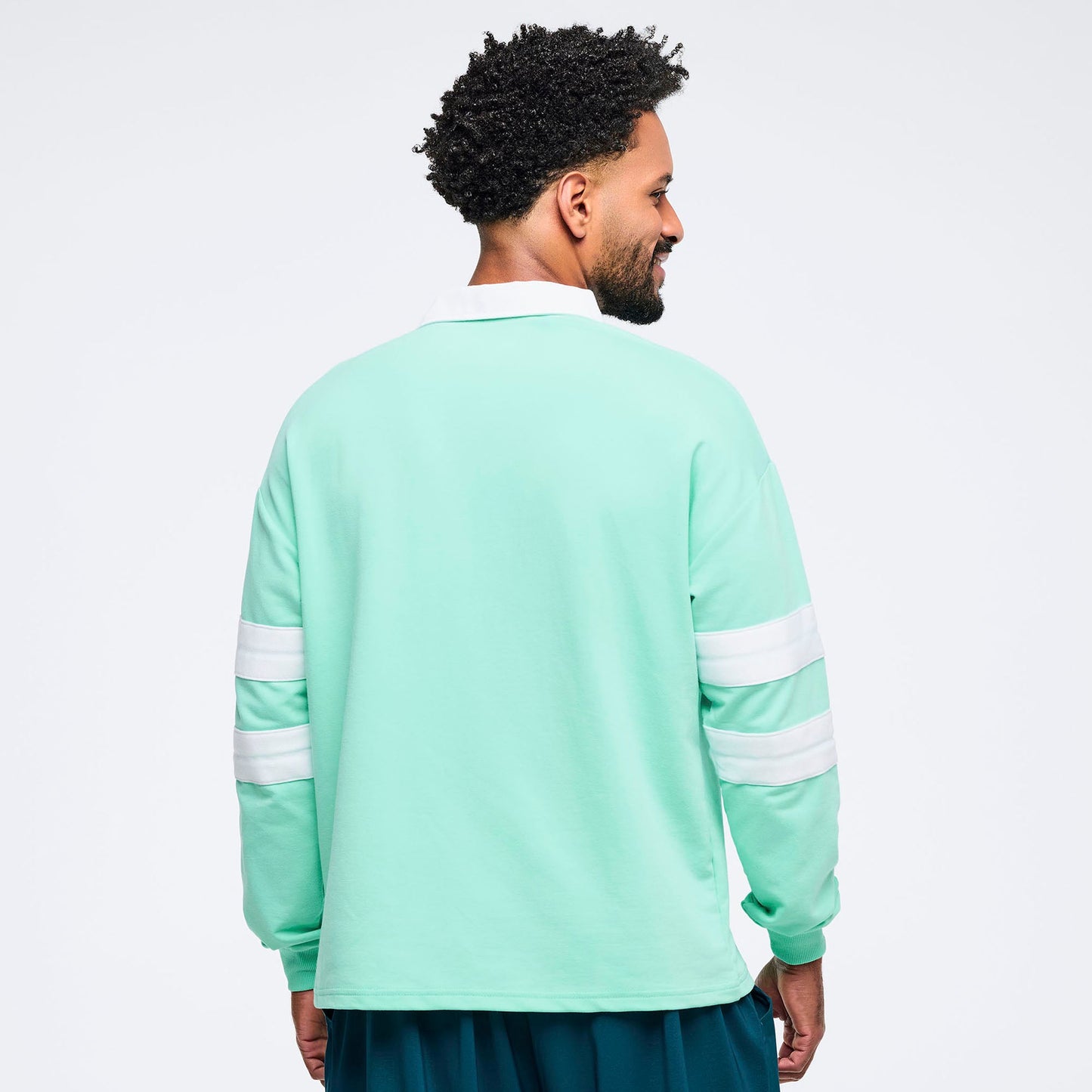 Latin Movement Long Sleeve Polo Z1T001105