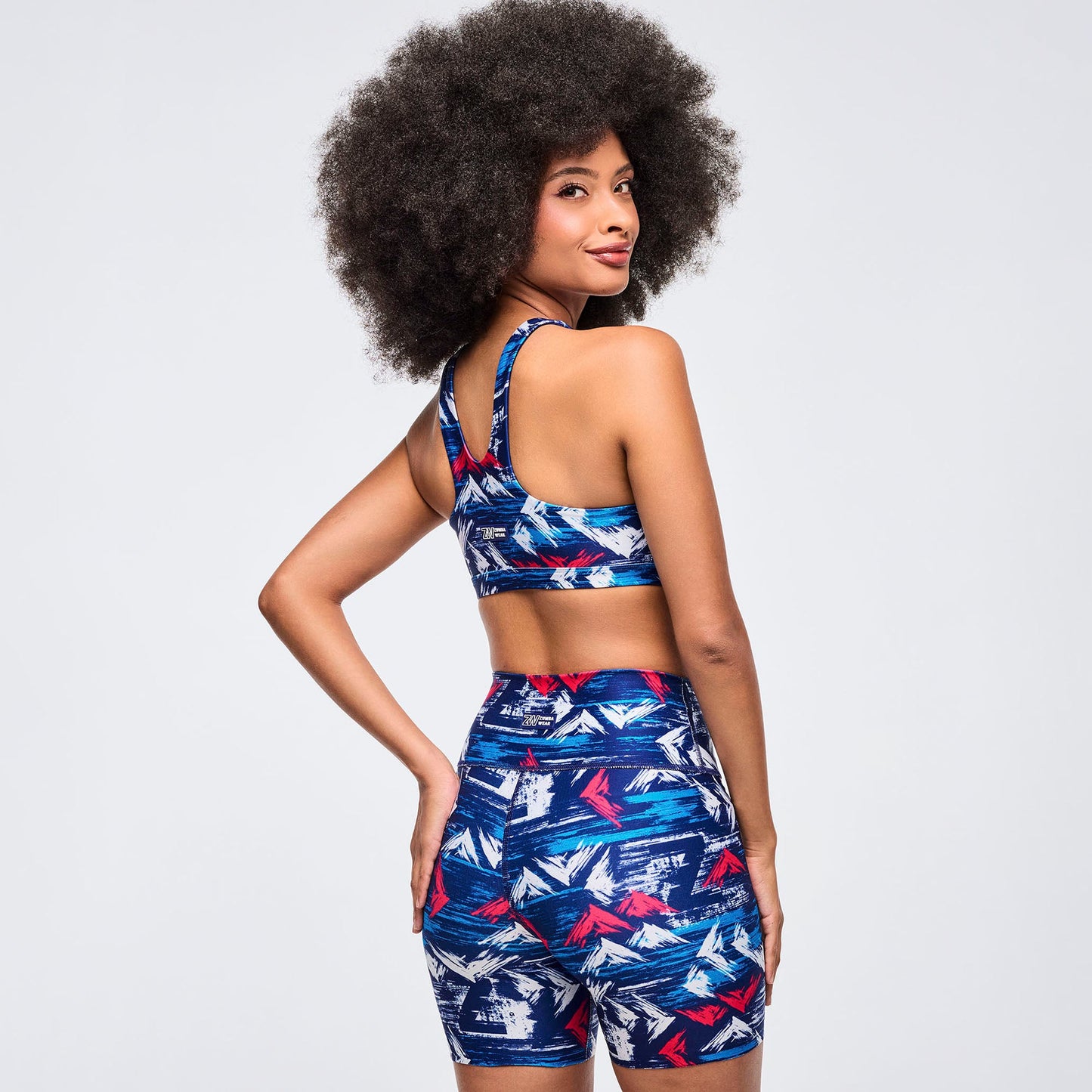 Apres Zumba Racerback Bra With Encased Elastic