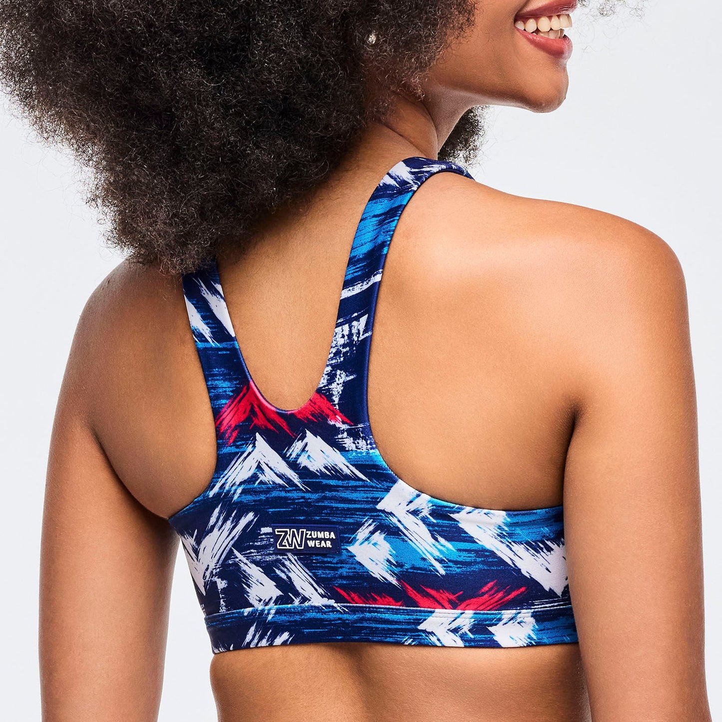 Apres Zumba Racerback Bra With Encased Elastic