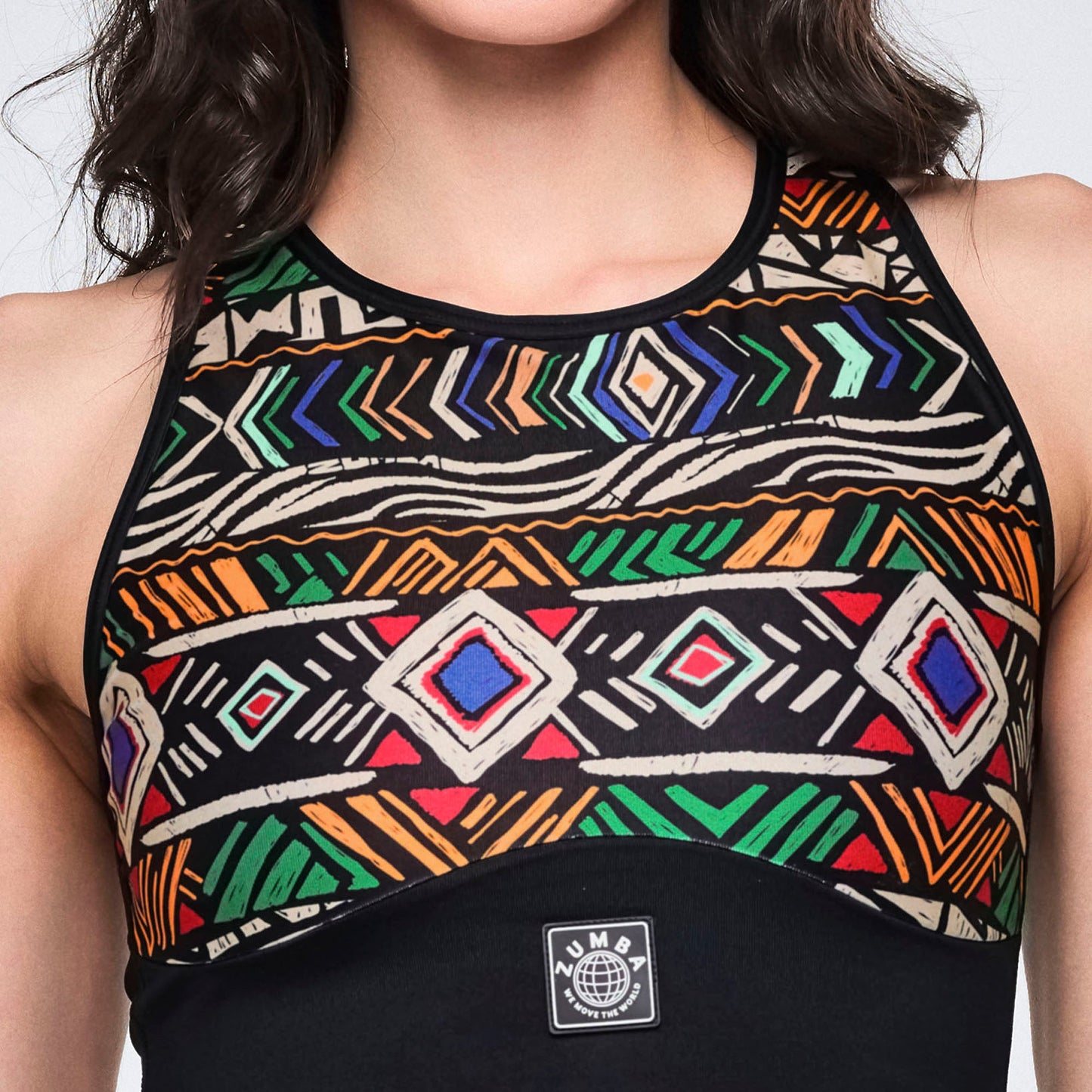 Wildbeat Longline Scoop Neck Racerback Bra