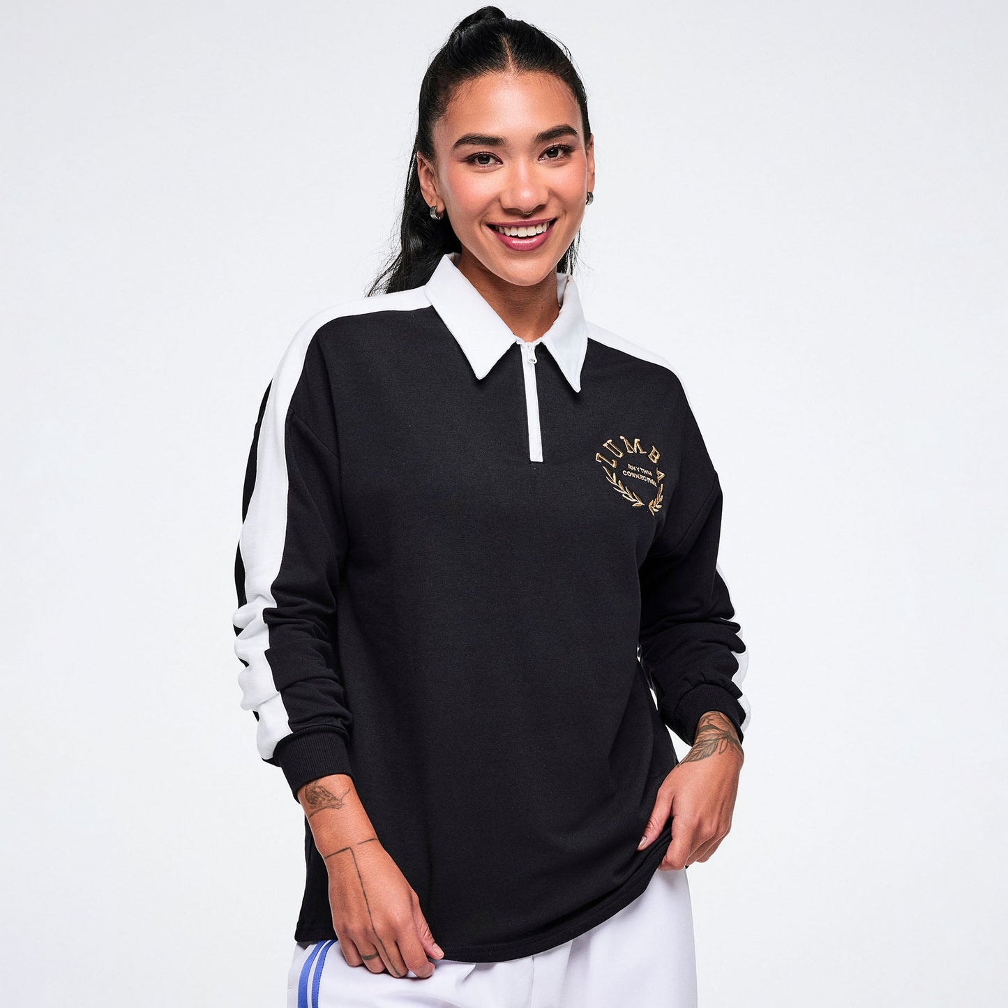 Worldwide Long Sleeve Zip Polo